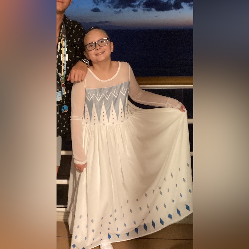 Custom Elsa Maxi Dress,Princess twirl dress size 14